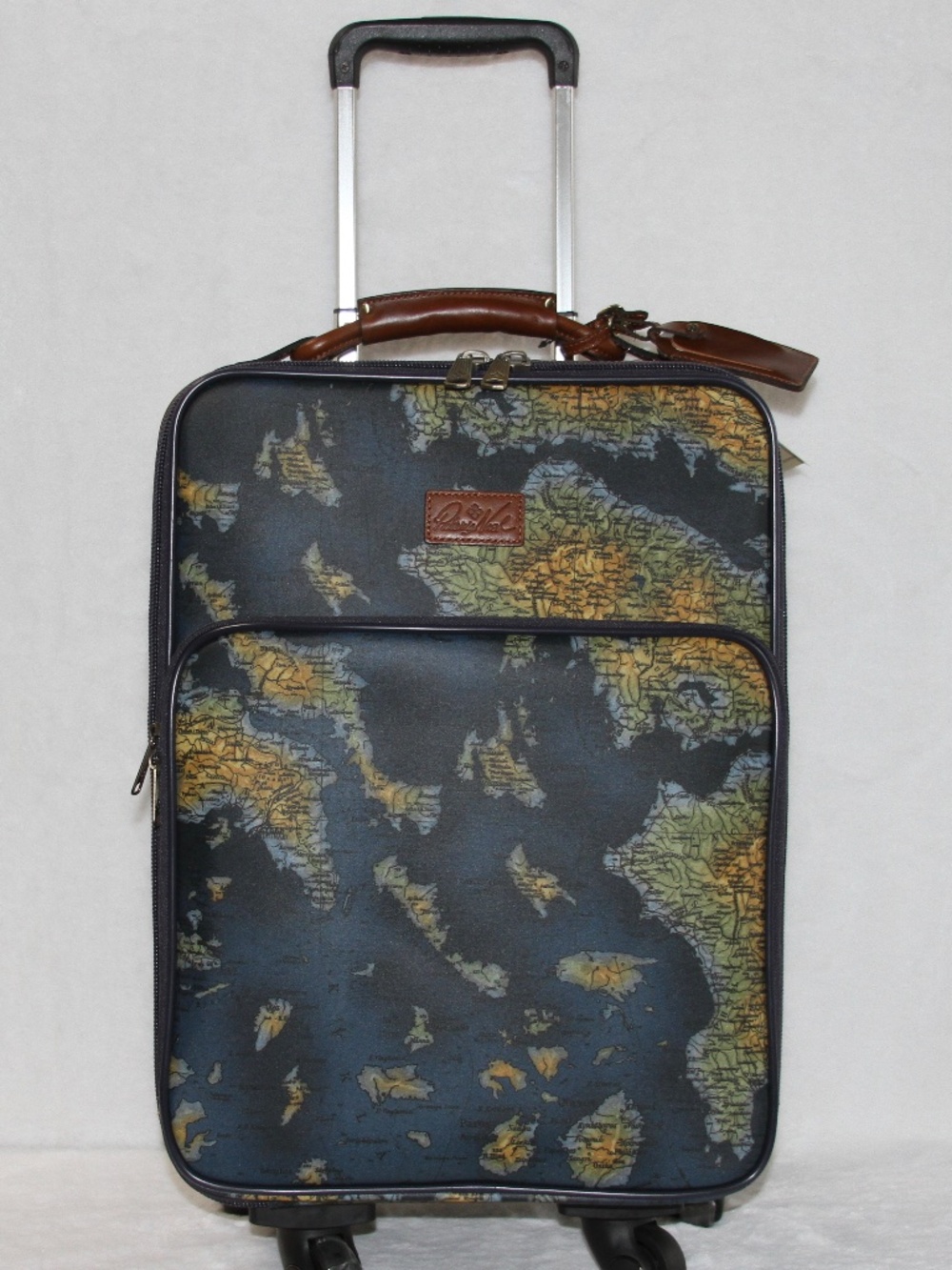 RARE! Patricia Nash 22" Spinner Vettore Trolley Carry On Luggage Suitcase